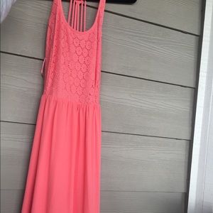 pink sun dress