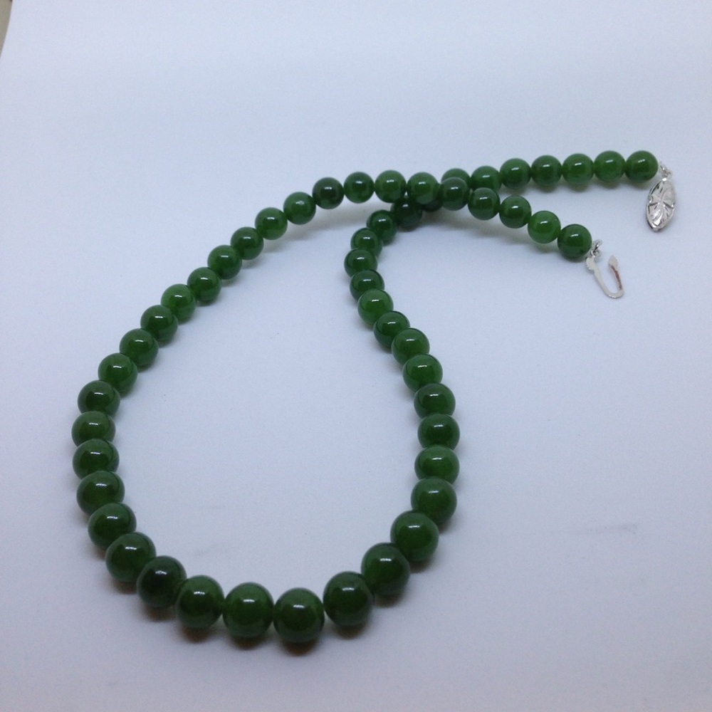 Vintage Natural Jade chocker necklace