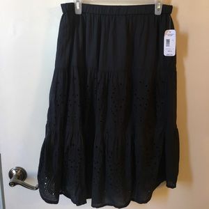 Black Peasant Skirt