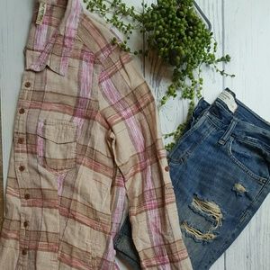 Free People Plaid Shirt