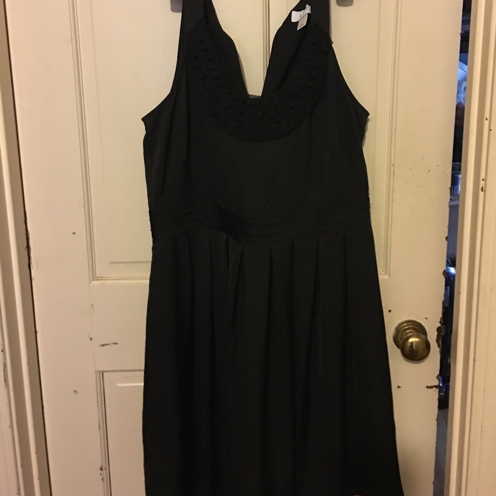 Loft black cocktail dress