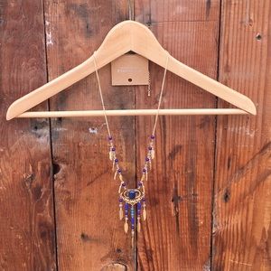 Boho feather necklace