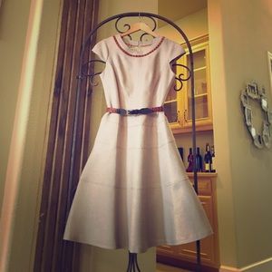 Chic Anne Klein dress with matching belt (NWOT)