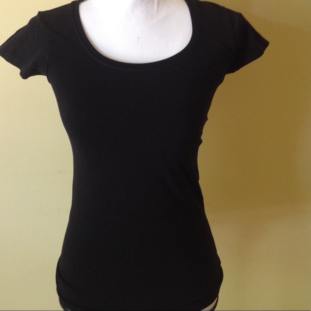 Basic black tee shirt