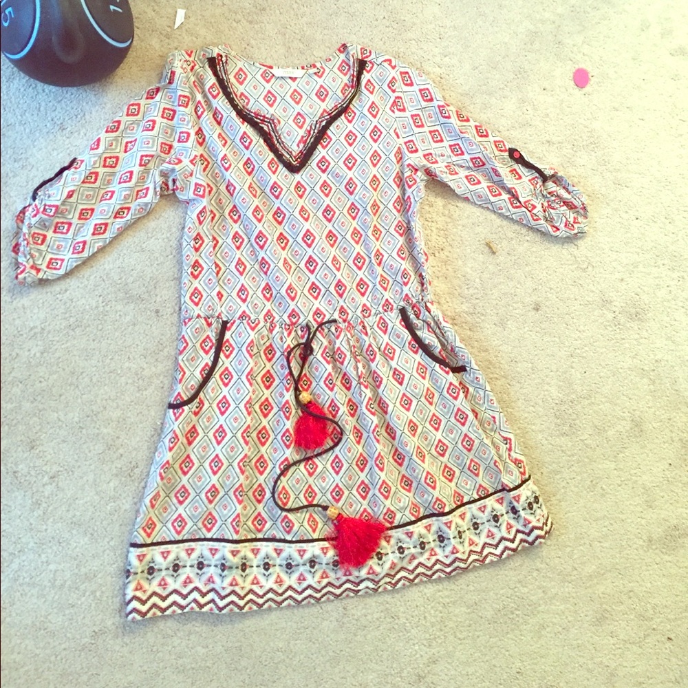 Indo western pure cotton dress