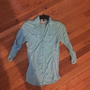 Baby blue blouse