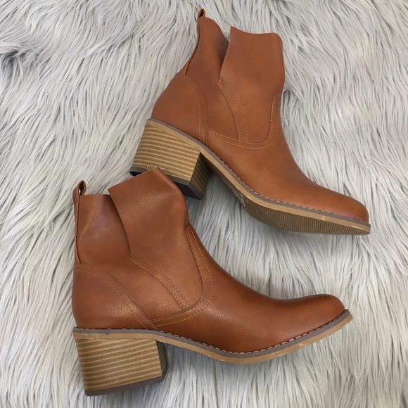 NEW Mossimo Supply Co brown booties - Picture 2 of 5