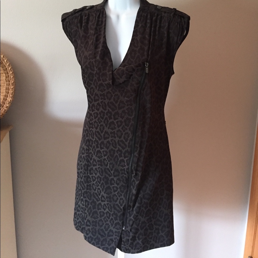 Leopard print dress. Calvin Klein