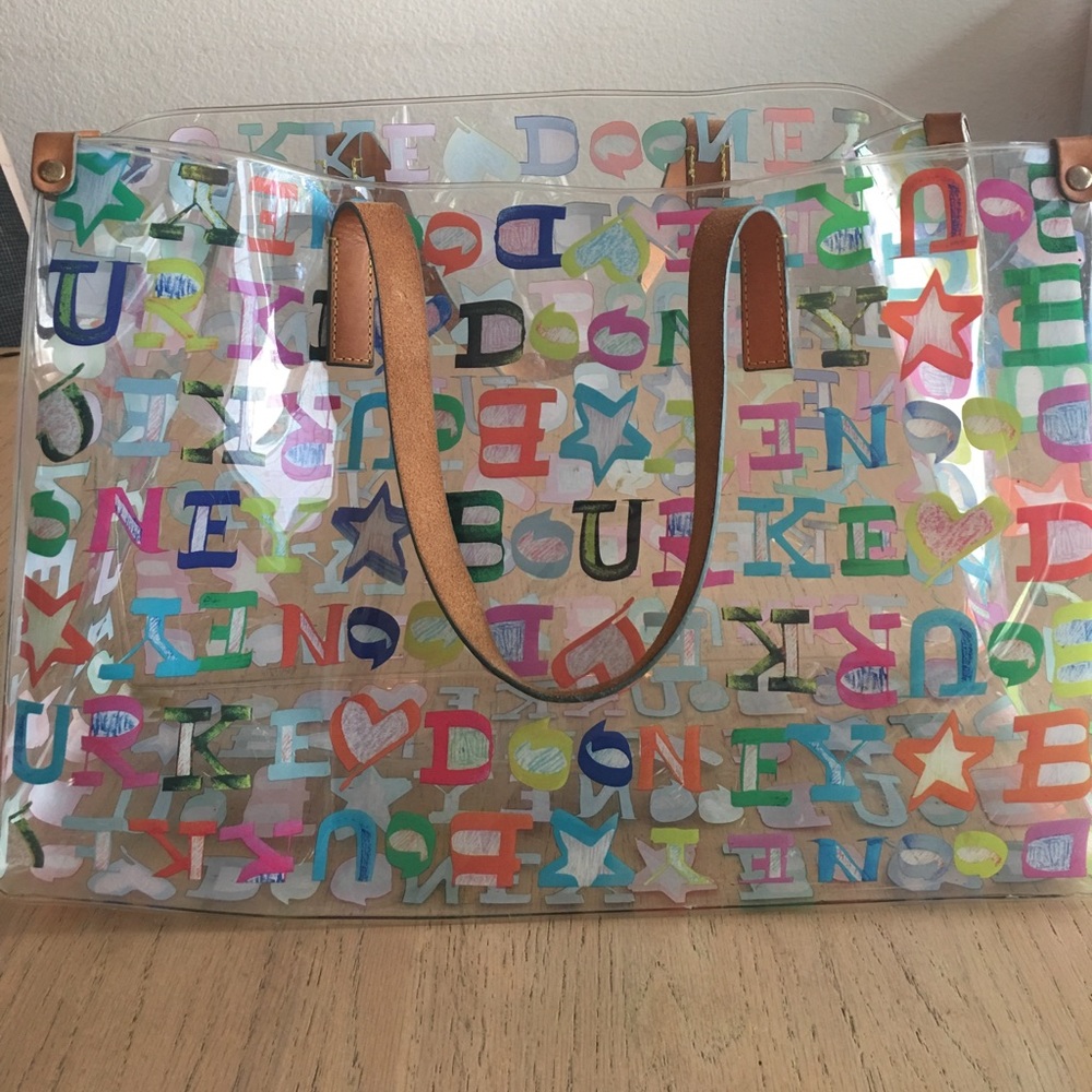 Dooney and Bourke Large Clear Tote