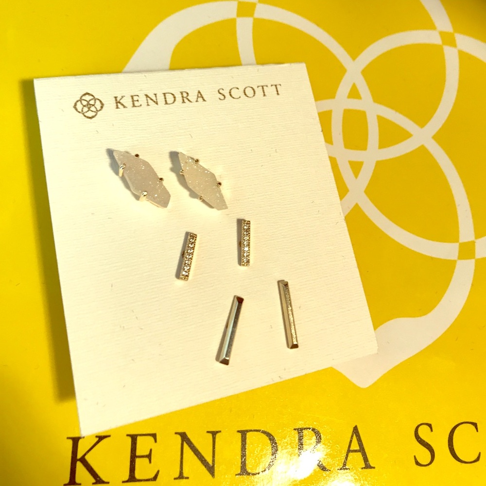 Kendra Scott Gold Stud Earring Trio!