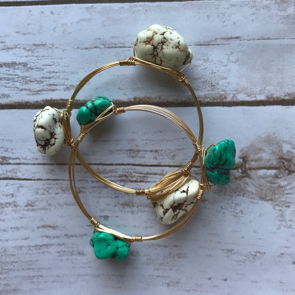 Stone stacking bracelets - Picture 1 of 3