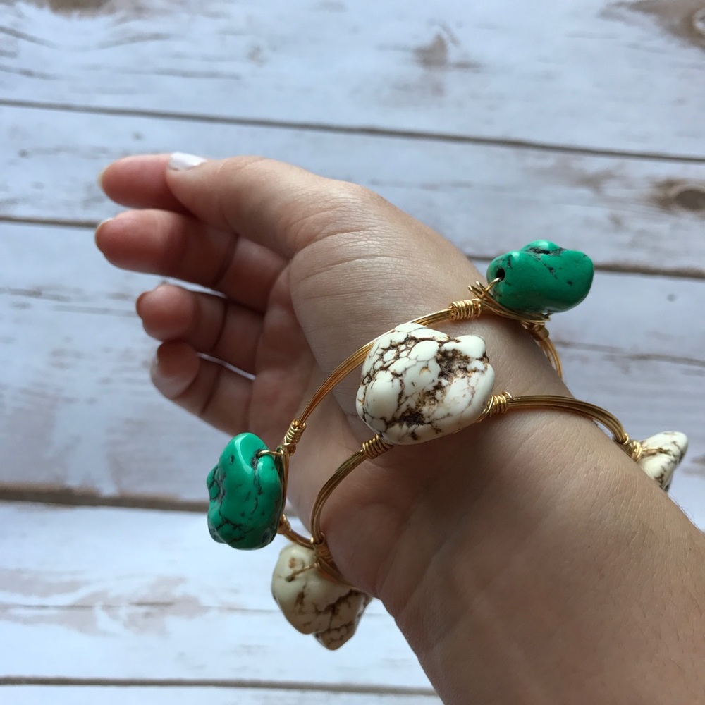 Stone stacking bracelets - Picture 3 of 3