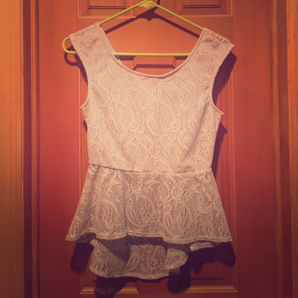 "Misope" peplum top