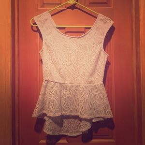 "Misope" peplum top