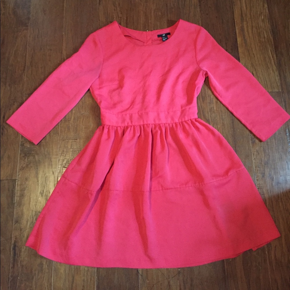 H&M CORAL PINK DRESS 👗🌺