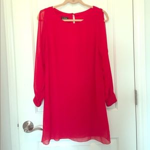 Beautiful, red dress. Lightweight and flowy.