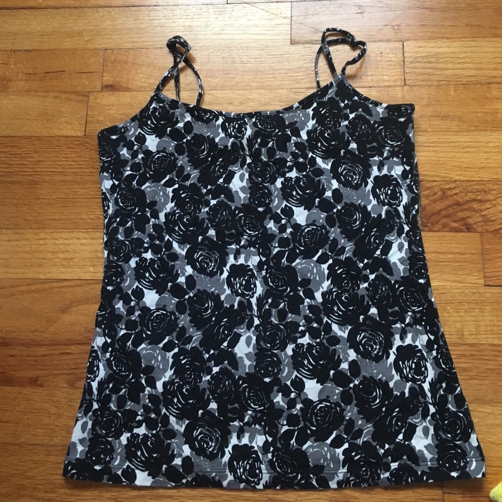Black and white tank top