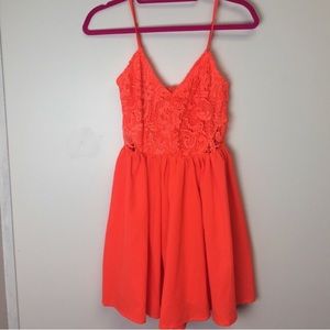 Orange Tobi Romper