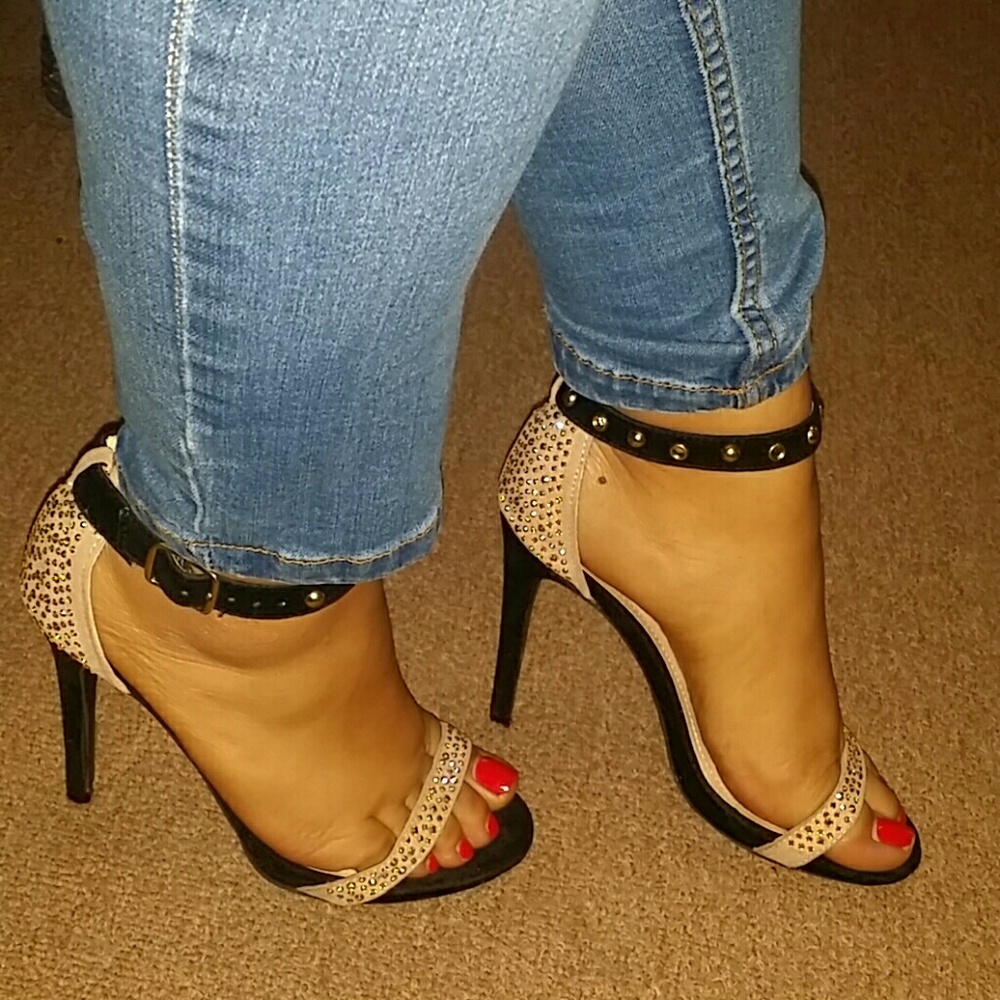 Ankle strap heels
