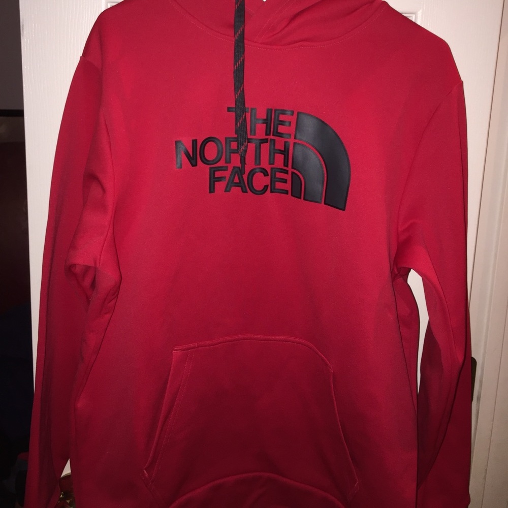 Red NorthFace Hoodie