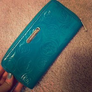 Turquoise Michael Kors Wallet