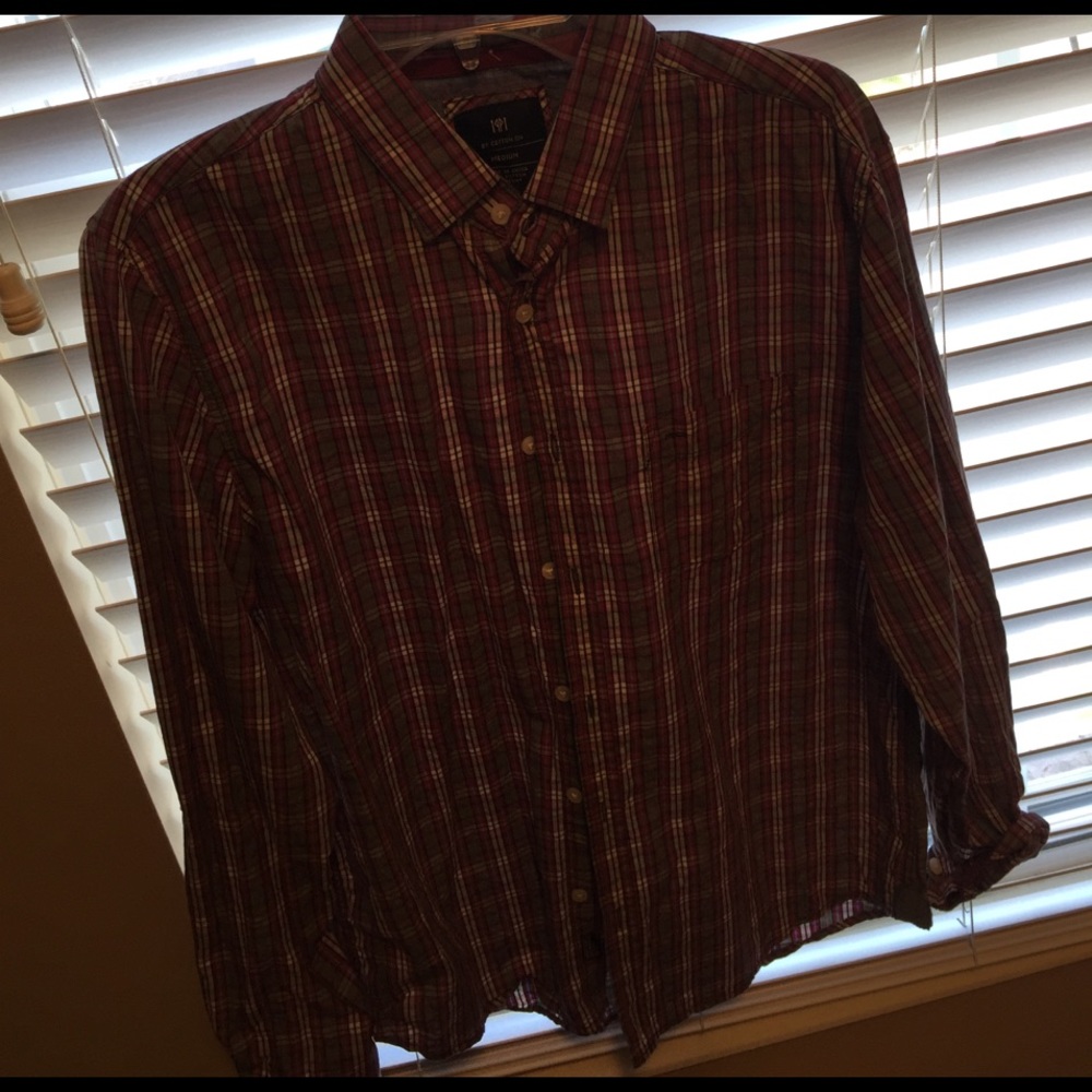 Men's medium cotton on button down shirt