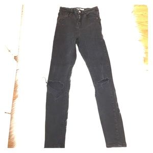 Topshop skinny high rise jeans