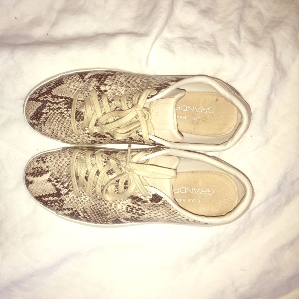 Cole Hann Snake Skin Sneakers