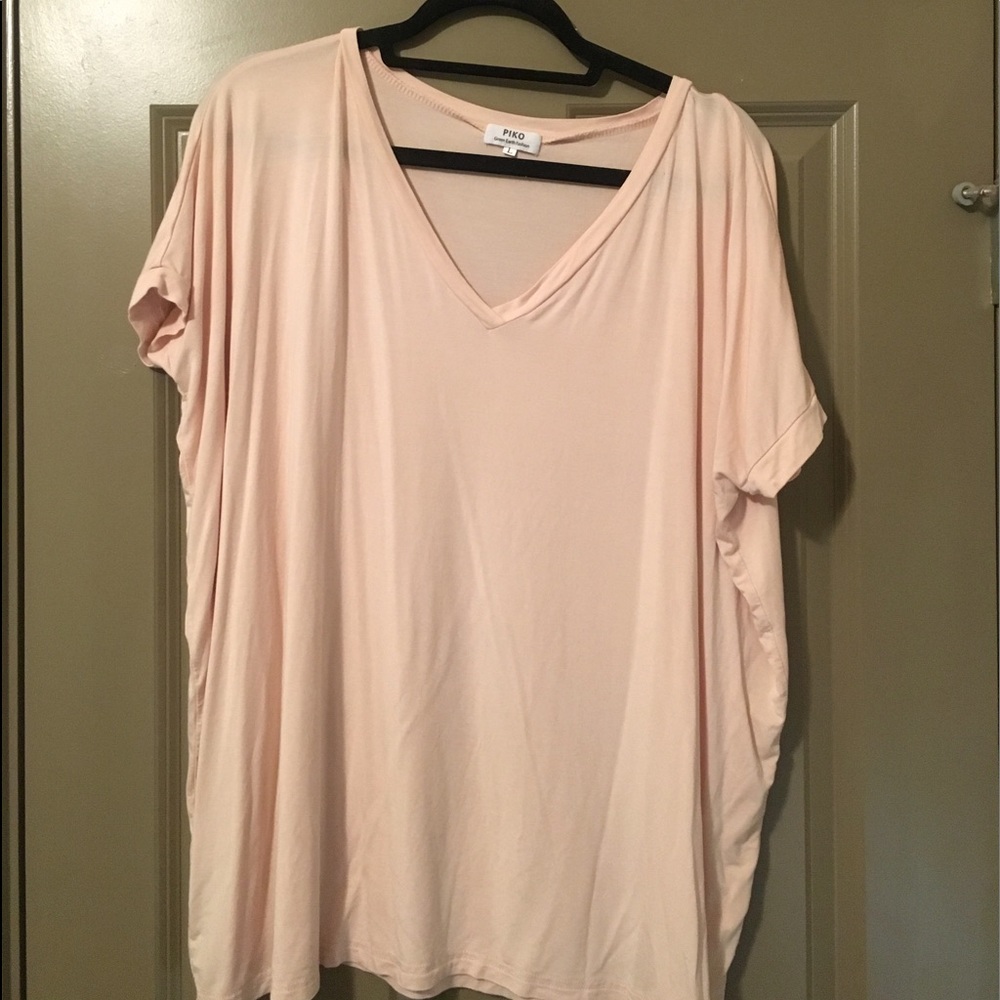 Short sleeve v-neck Piko