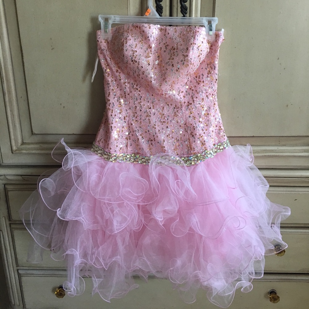 Sequin "Barbie" party dress