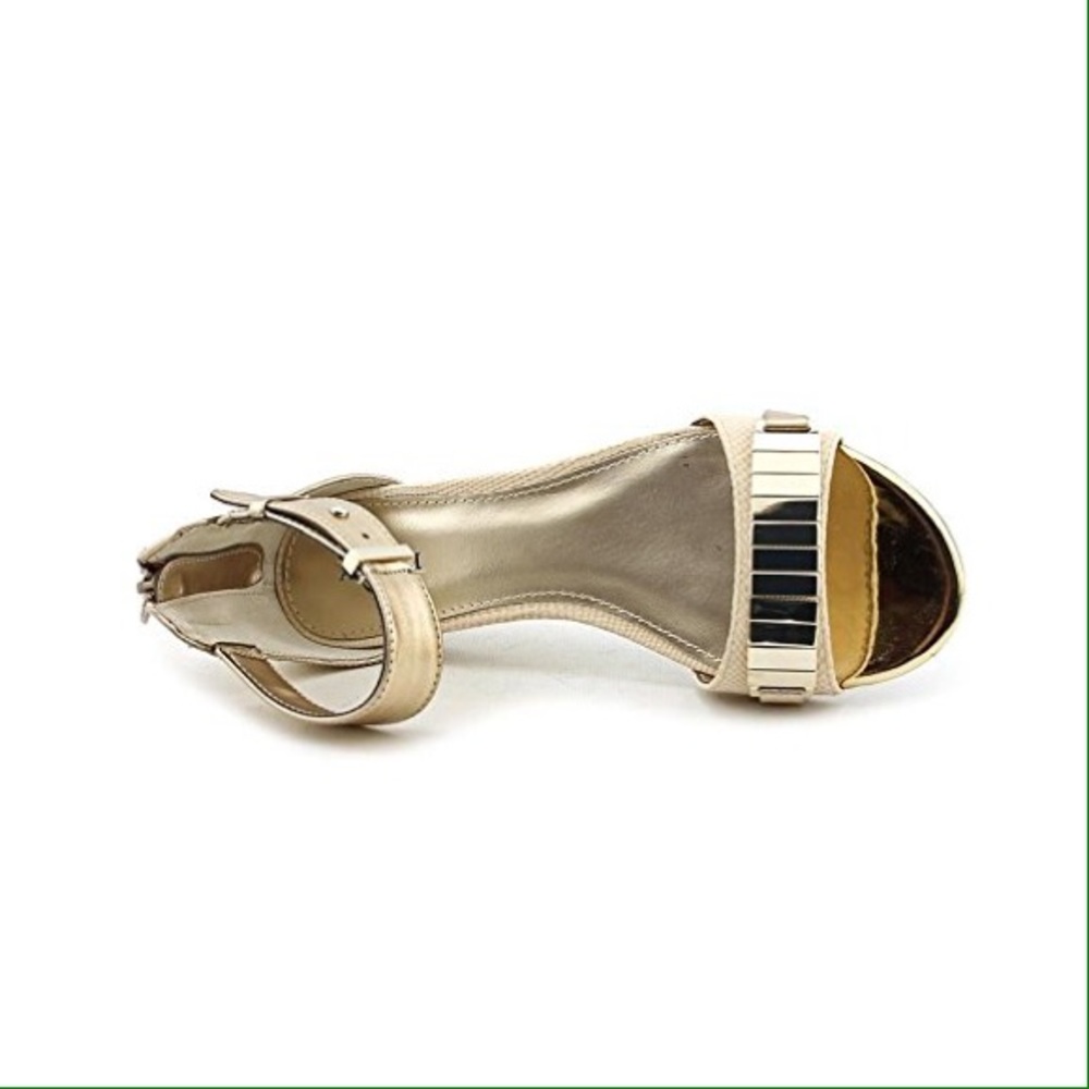 Alfani, Cheyanne Gold Sandles 9.5M