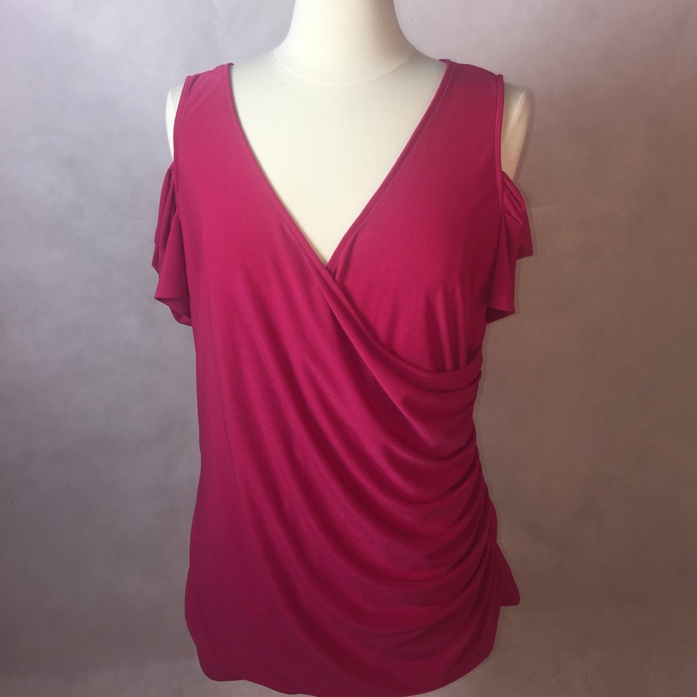 Torrid peek-a-boo shoulder top blouse Size 2