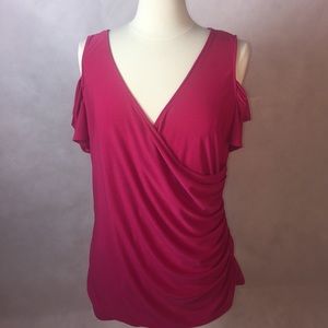 Torrid peek-a-boo shoulder top blouse Size 2