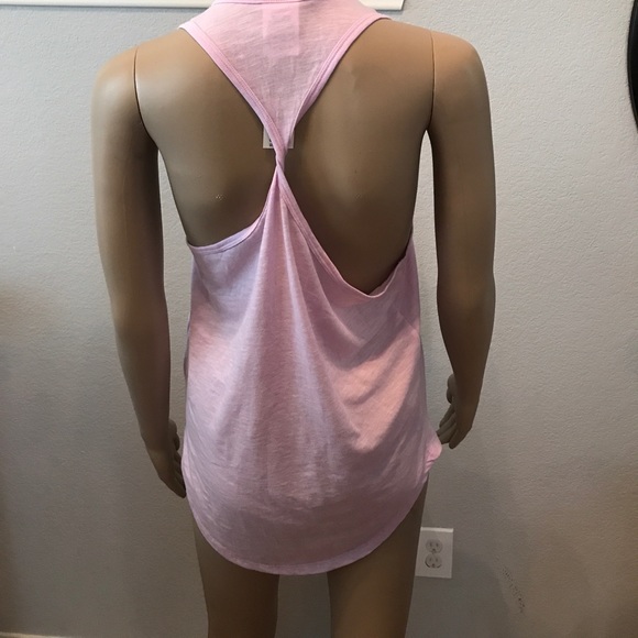VS Pink Twist Back Purple Tank - Picture 3 of 3