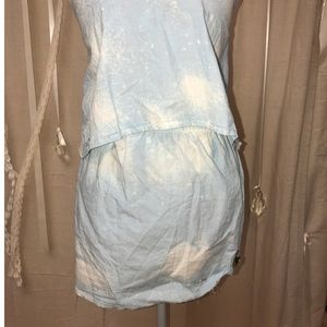 Mamie Ruth blue skirt