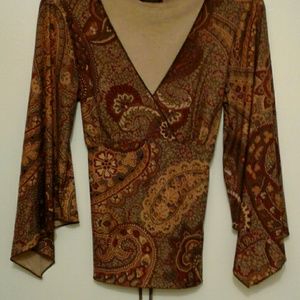 🌷TOP/BLOUSE..PAISLEY COLORS PRETTY🌷