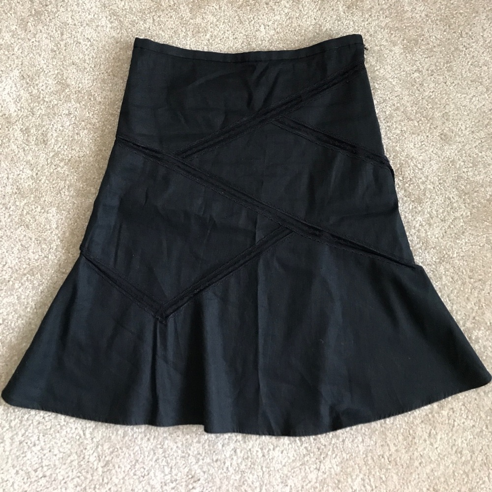 Bcbg linen skirt