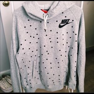 Polka Dot Nike cowl neck hoody-