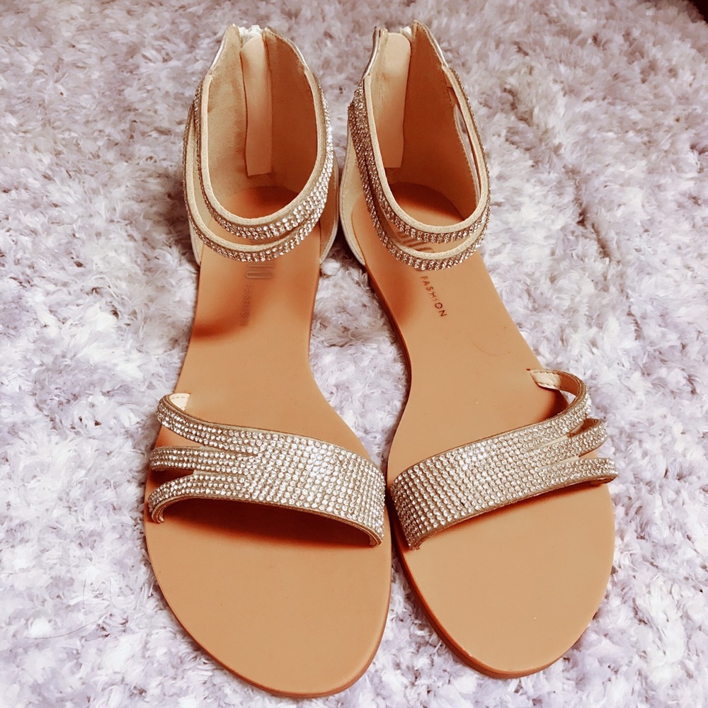 Glittering Shiny Sandals
