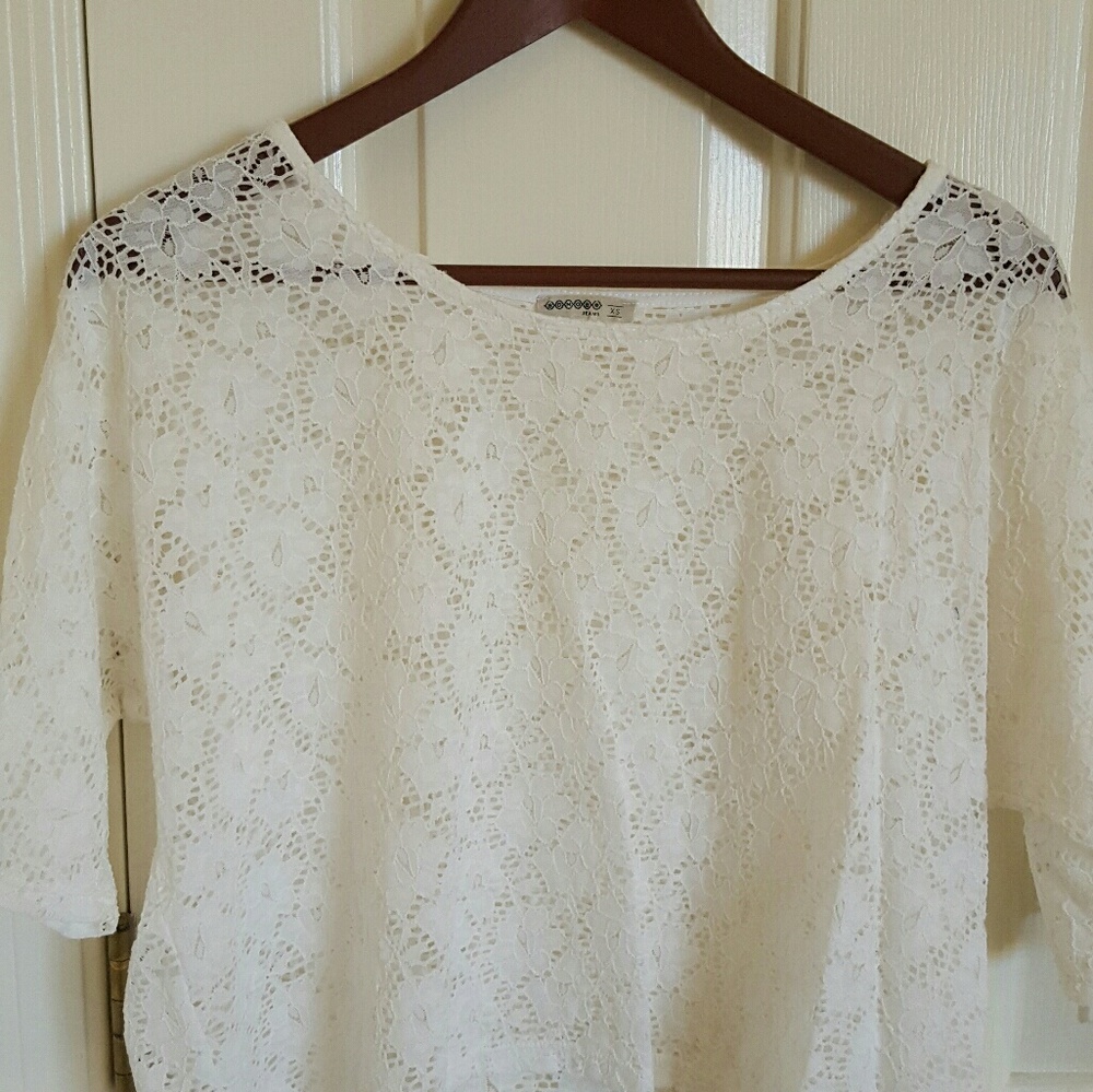 White floral shirt