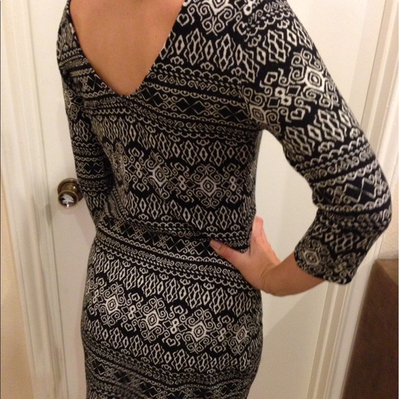 Black & White Dress - Picture 2 of 3