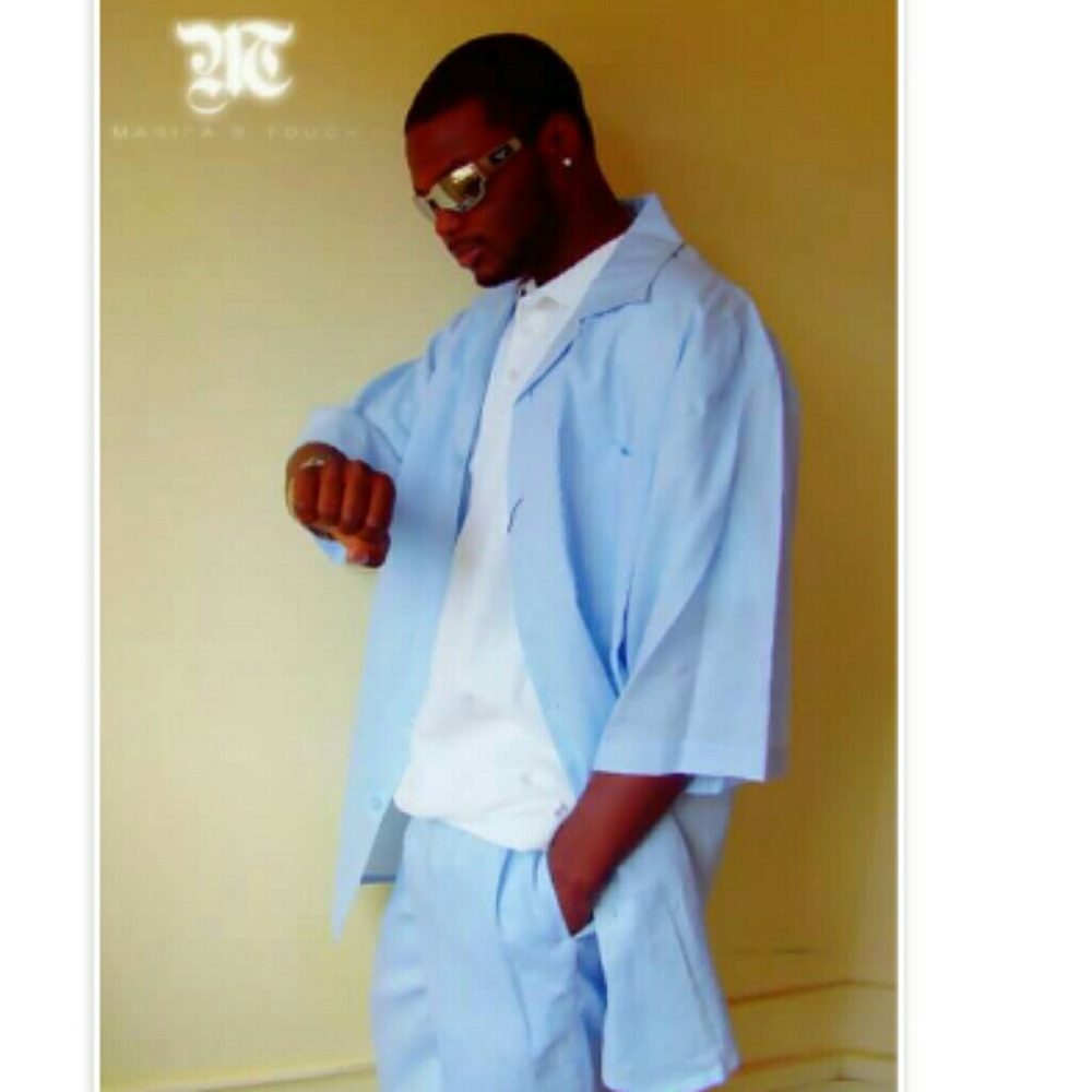 Men's Linen shirts, shorts, and slacks (separates)