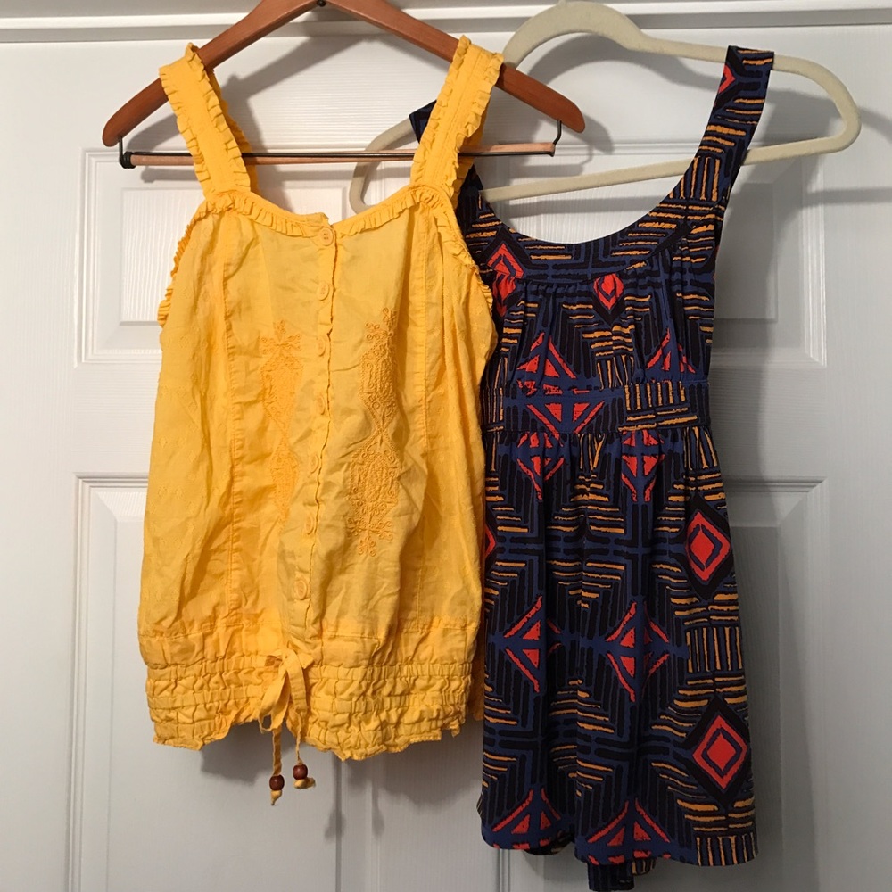 Two sleeveless tops for summer!