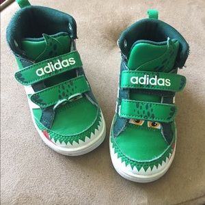 Adidas toddler boy Velcro high tops