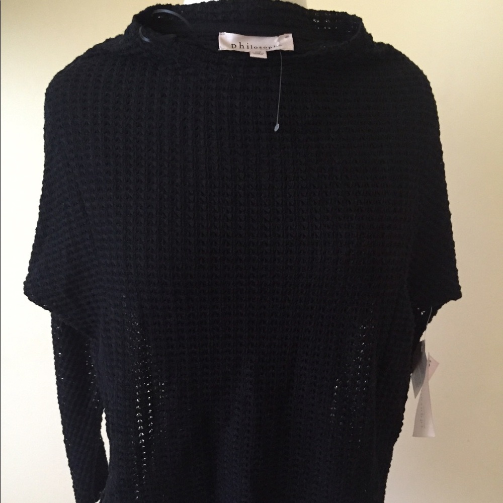 Black sweater from Philosophy