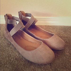 BellaMarie Neutral Ballet Flats