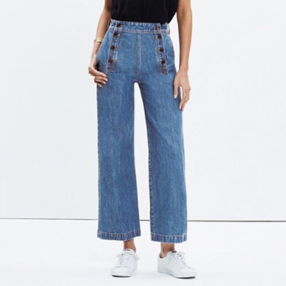 Madewell Rivet & Thread Sailor Jeans