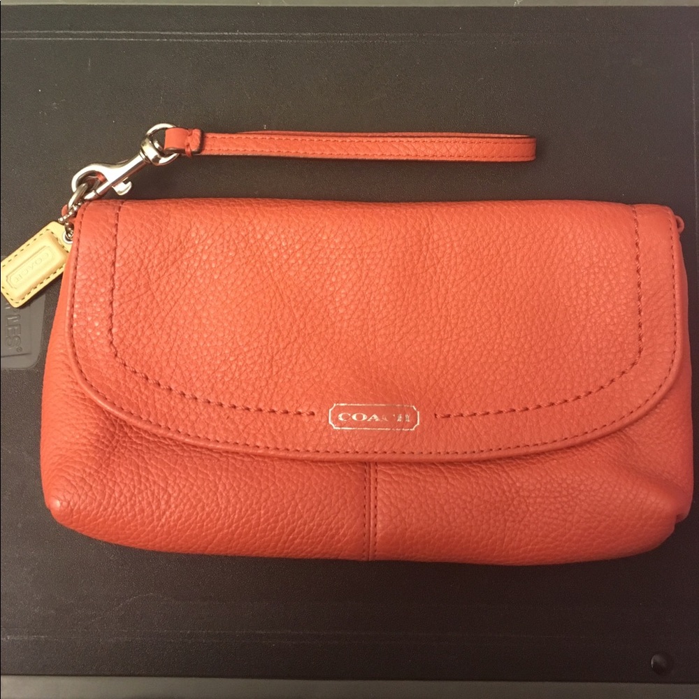 100% Authentic Coach wristlet