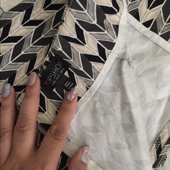 Topshop skort shorts chevron - Picture 5 of 5