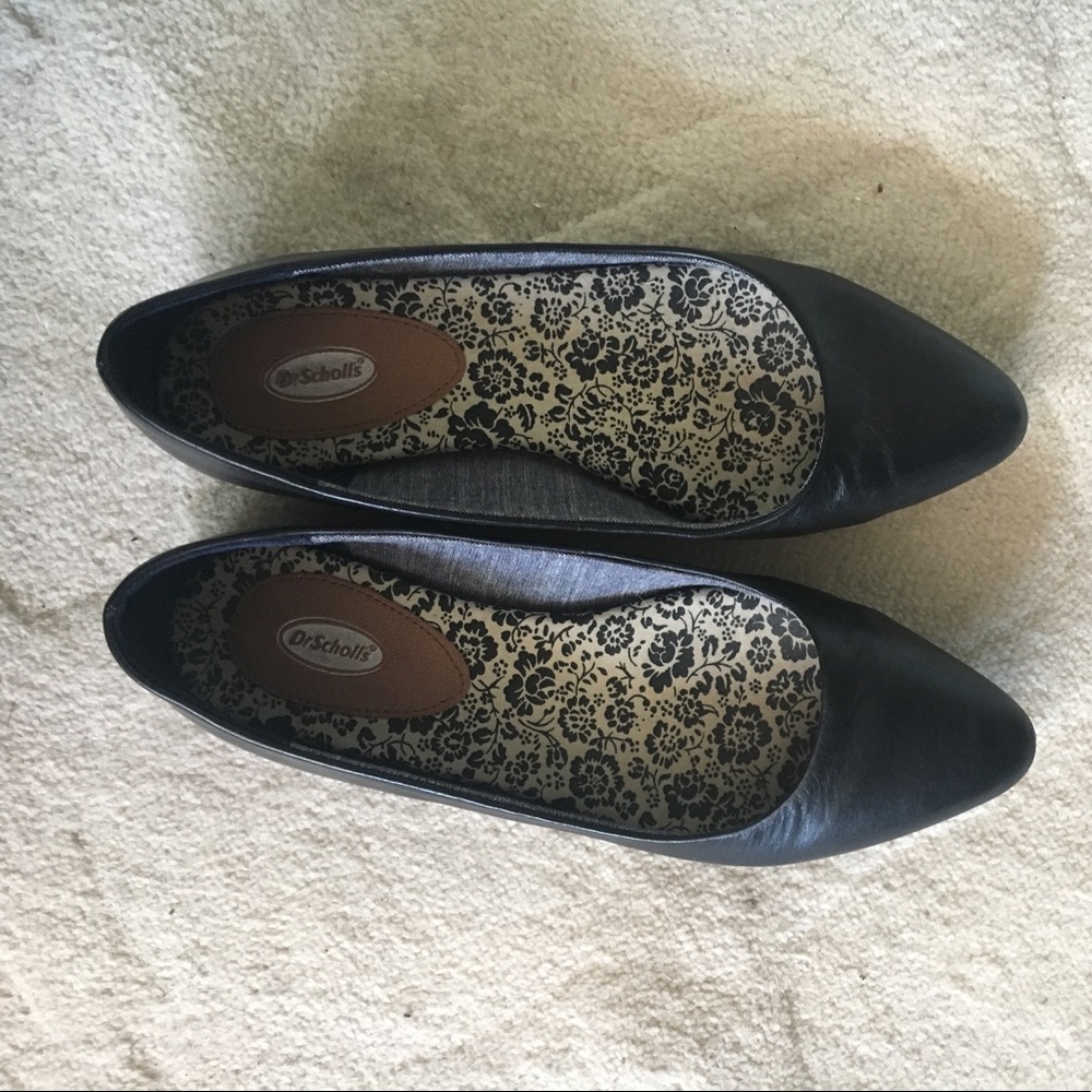 Never Worn Dr. Scholls Black Ballet Flats